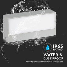 Carica l&#39;immagine nel visualizzatore di Gallery, V-TAC LAMPADA LED DA MURO 9W WALL LIGHT DOPPIA UP&amp;DOWN

