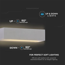 Carica l&#39;immagine nel visualizzatore di Gallery, V-TAC LAMPADA LED DA MURO 9W WALL LIGHT DOPPIA UP&amp;DOWN
