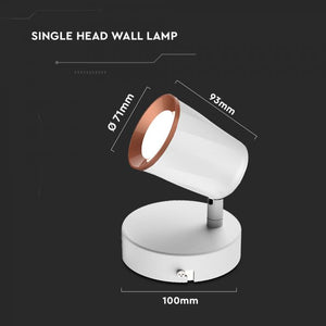 V-TAC LAMPADA DA MURO WALL LIGHT LED 6W