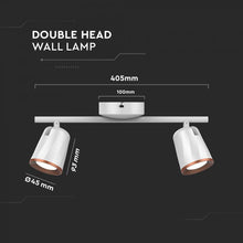 Carica l&#39;immagine nel visualizzatore di Gallery, V-TAC  LAMPADA DA MURO WALL LIGHT LED 12W
