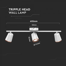 Cargar imagen en el visor de la galería, V-TAC LAMPADA DA MURO WALL LIGHT LED 18W
