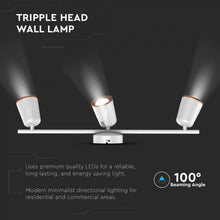 Carica l&#39;immagine nel visualizzatore di Gallery, V-TAC LAMPADA DA MURO WALL LIGHT LED 18W
