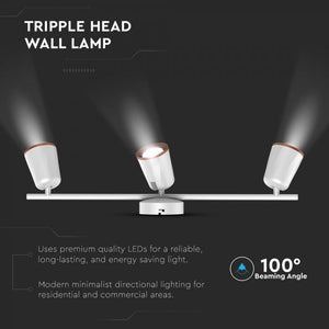 V-TAC LAMPADA DA MURO WALL LIGHT LED 18W