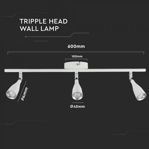 V-TAC  LAMPADA DA MURO WALL LIGHT LED 13,5W