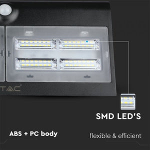 V-TAC LAMPADA DA MURO LED 7W CON PANNELLO SOLARE E SENSORE