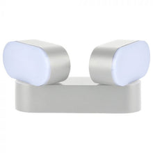 Carica l&#39;immagine nel visualizzatore di Gallery, V-TAC LAMPADA DA MURO WALL LIGHT LED 12W 2 TESTE RUOTABILI  IP65
