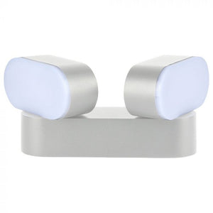 V-TAC LAMPADA DA MURO WALL LIGHT LED 12W 2 TESTE RUOTABILI  IP65