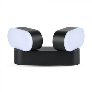 V-TAC LAMPADA DA MURO WALL LIGHT LED 12W 2 TESTE RUOTABILI  IP65