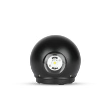 Carica l&#39;immagine nel visualizzatore di Gallery, V-TAC LAMPADA DA MURO WALL LIGHT LED 6W FORMA SFERICA COLORE NERO IP65
