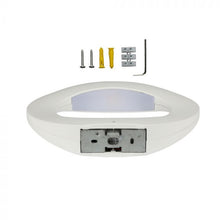 Carica l&#39;immagine nel visualizzatore di Gallery, V-TAC LAMPADA DA MURO WALL LIGHT LED 10W FORMA ARROTONDATA
