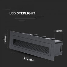 Carica l&#39;immagine nel visualizzatore di Gallery, V-TAC FARETTO SEGNAPASSO LED DA INCASSO RETTANGOLARE 6W
