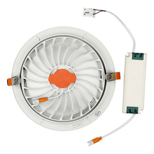 V-TAC FARETTO LED DA INCASSO ROTONDO 20W COB CHIP SAMSUNG
