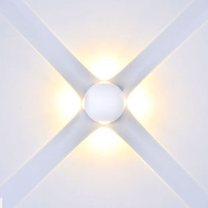 V-TAC LAMPADA DA MURO WALL LIGHT LED 4W FORMA SFERICA