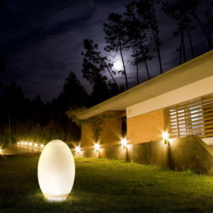 V-TAC LAMPADA OVALE CON LUCE LED RGB+W E PANNELLO SOLARE