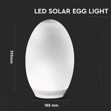 Carica l&#39;immagine nel visualizzatore di Gallery, V-TAC LAMPADA OVALE CON LUCE LED RGB+W E PANNELLO SOLARE
