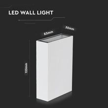 Carica l&#39;immagine nel visualizzatore di Gallery, V-TAC LAMPADA DA MURO WALL LIGHT  CON DOPPIO LED COB 4W
