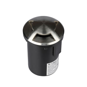 V-TAC SEGNAPASSO DA INTERRAMENTO IN ALLUMINIO IP67 CON PORTALAMPADA GU 5.3 MR16