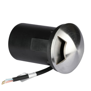 V-TAC SEGNAPASSO DA INTERRAMENTO IN ALLUMINIO IP67 CON PORTALAMPADA GU 5.3 MR16