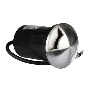 V-TAC SEGNAPASSO DA INTERRAMENTO IN ALLUMINIO IP67 CON PORTALAMPADA GU 5.3 MR16