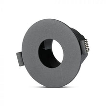 Cargar imagen en el visor de la galería, V-TAC PORTAFARETTO ORIENTABILE ROTONDO DA INCASSO PER LAMPADINE GU10 E GU5.3
