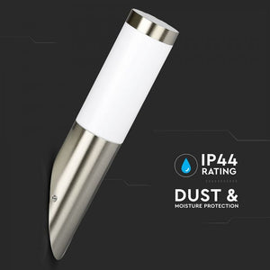 V-TAC PORTALAMPADA DA GIARDINO WALL LAMP DA MURO ROTONDO PER LAMPADINE E27