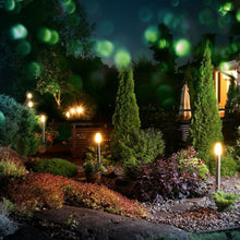 Carica l&#39;immagine nel visualizzatore di Gallery, V-TAC PORTALAMPADA ROTONDO DA GIARDINO PER LAMPADINE E27 CON FISSAGGIO A TERRA IP44
