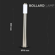 Carica l&#39;immagine nel visualizzatore di Gallery, V-TAC PORTALAMPADA ROTONDO DA GIARDINO PER LAMPADINE E27 CON FISSAGGIO A TERRA IP44
