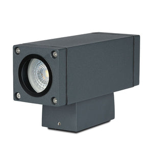 V-TAC PORTALAMPADA DOPPIO APPLIQUE WALL LAMP DA MURO IP44 PER 2 LAMPADINE GU10