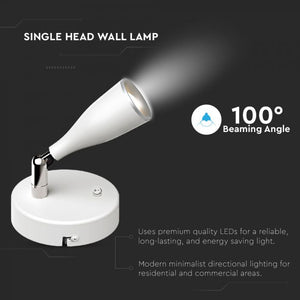 V-TAC VT-805 LAMPADA DA MURO WALL LIGHT LED 4,5W