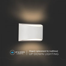 Carica l&#39;immagine nel visualizzatore di Gallery, V-TAC APPLIQUE LAMPADA DA MURO WALL LIGHT  CON DOPPIO LED COB 10W
