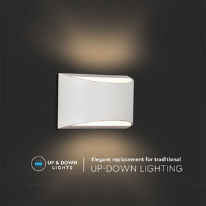 V-TAC APPLIQUE LAMPADA DA MURO WALL LIGHT  CON DOPPIO LED COB 10W