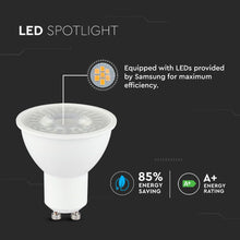 Carica l&#39;immagine nel visualizzatore di Gallery, V-TAC LAMPADINA LED GU10 8W FARETTO SPOTLIGHT CHIP SAMSUNG 38°
