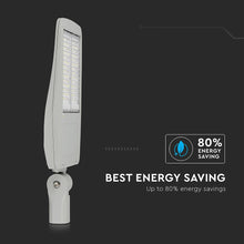 Carica l&#39;immagine nel visualizzatore di Gallery, V-TAC LAMPADA STRADALE LED 100W LAMPIONE SMD CHIP SAMSUNG FASCIO LUMINOSO TYPE 3M
