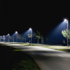 V-TAC LAMPADA STRADALE LED 200W LAMPIONE SMD CHIP SAMSUNG FASCIO LUMINOSO TYPE 3M