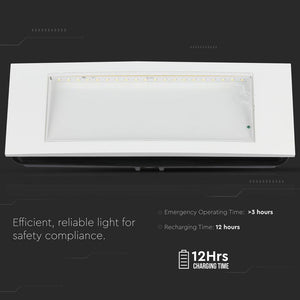 V-TAC LAMPADA LED D'EMERGENZA ANTI BLACK OUT CHIP SAMSUNG DA INTERNO
