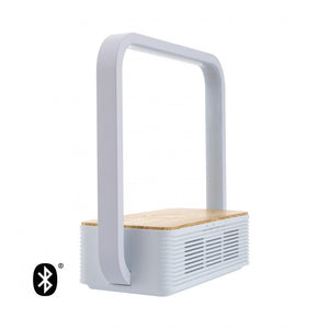 Caricabatteria Wireless con Cassa Bluetooth e Lampada LED 4W