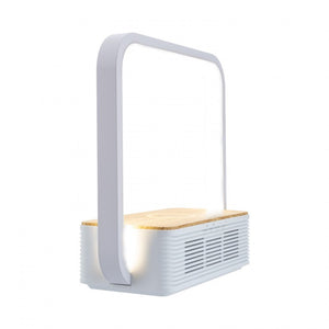 Caricabatteria Wireless con Cassa Bluetooth e Lampada LED 4W