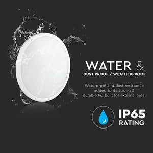 V-TAC PLAFONIERA LED 12W FORMA CIRCOLARE COLORE BIANCO CHIP SAMSUNG