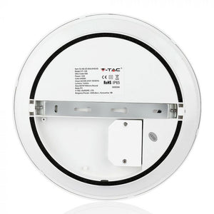 V-TAC PLAFONIERA LED 12W SLIM FORMA CIRCOLARE COLORE BIANCO CHIP SAMSUNG