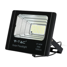 Carica l&#39;immagine nel visualizzatore di Gallery, V-TAC FARO LED 16W A BATTERIA CON PANNELLO SOLARE E TELECOMANDO
