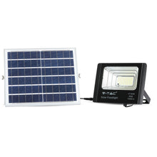Carica l&#39;immagine nel visualizzatore di Gallery, V-TAC FARO LED 16W A BATTERIA CON PANNELLO SOLARE E TELECOMANDO
