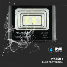 Carica l&#39;immagine nel visualizzatore di Gallery, V-TAC FARO LED 35W A BATTERIA CON PANNELLO SOLARE E TELECOMANDO
