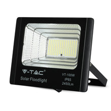 Carica l&#39;immagine nel visualizzatore di Gallery, V-TAC FARO LED 35W A BATTERIA CON PANNELLO SOLARE E TELECOMANDO

