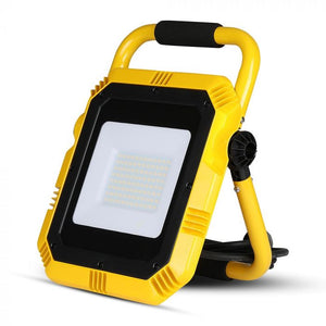 V-TAC FARO LED SMD 50W PORTATILE CON STAFFA E CAVO DI ALIMENTAZIONE SCHUKO