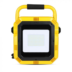 V-TAC FARO LED SMD 50W PORTATILE CON STAFFA E CAVO DI ALIMENTAZIONE SCHUKO