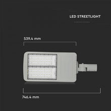 Carica l&#39;immagine nel visualizzatore di Gallery, V-TAC LAMPADA STRADALE LED 150W LAMPIONE SMD CHIP SAMSUNG FASCIO LUMINOSO TYPE 3
