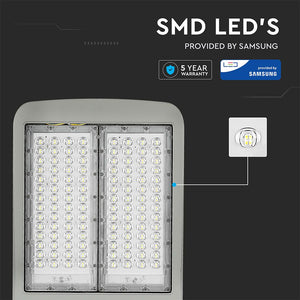 V-TAC LAMPADA STRADALE LED 150W LAMPIONE SMD CHIP SAMSUNG FASCIO LUMINOSO TYPE 3