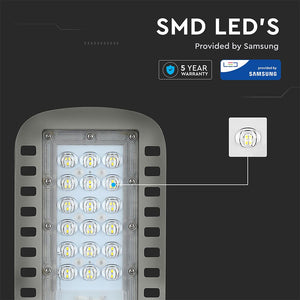 V-TAC LAMPADA STRADALE LED 30W LAMPIONE SMD CHIP SAMSUNG