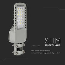 Carica l&#39;immagine nel visualizzatore di Gallery, V-TAC LAMPADA STRADALE LED 30W LAMPIONE SMD CHIP SAMSUNG
