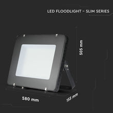 Cargar imagen en el visor de la galería, V-TAC FARO LED SMD 400W IP65 HIGH LUMENS ULTRASOTTILE CHIP SAMSUNG COLORE NERO
